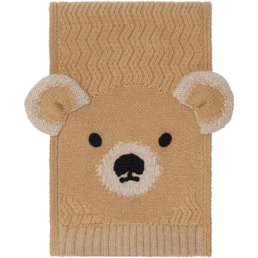 Burberry Kids sciarpa in lana - toni neutri