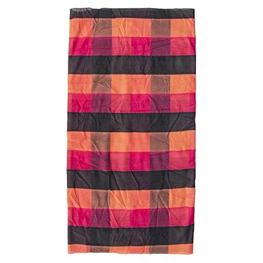 M-wave hals-/ kopftuch, sciarpa multifunzionale unisex-adulto, quadrato viola, taglia unica