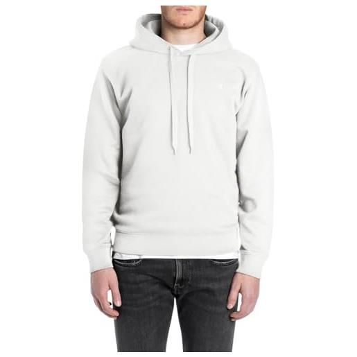 Replay felpa basic da uomo, 067 blu notte, m