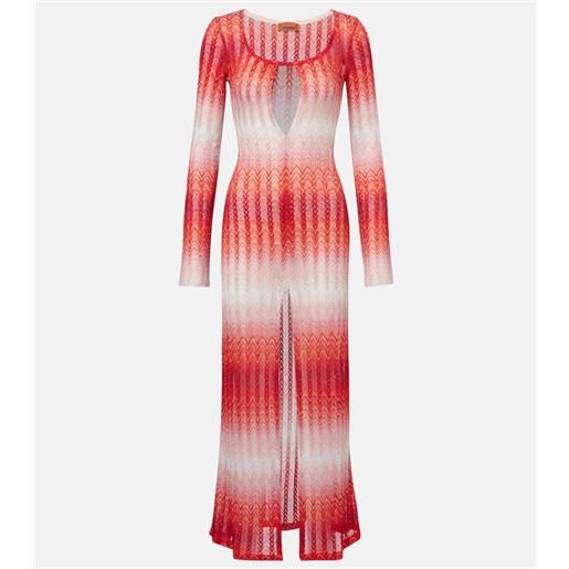 Missoni copricostume in maglia con lamã©