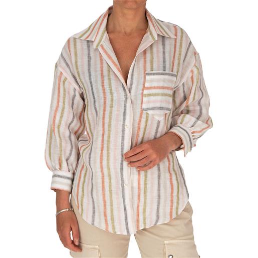 LIBERTY ROSE | camicia viola multicolor