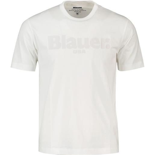 BLAUER t shirt logo tono su tono