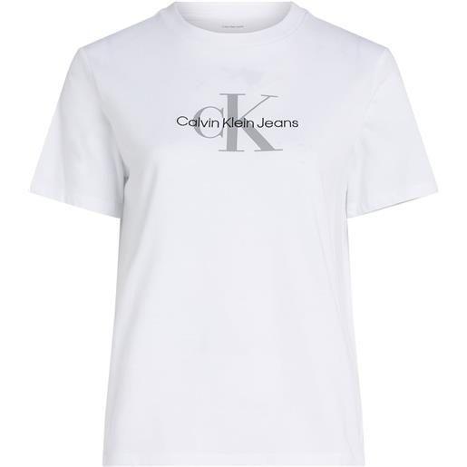 CALVIN KLEIN t shirt hero mono logo donna