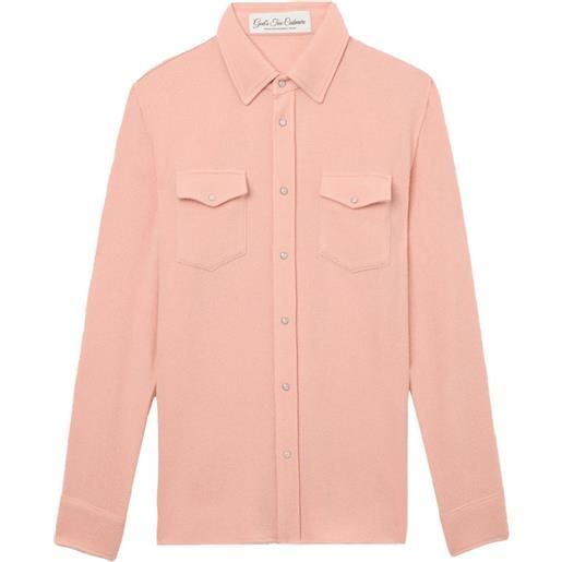 GOD'S TRUE CASHMERE camicia in cashmere - rosa