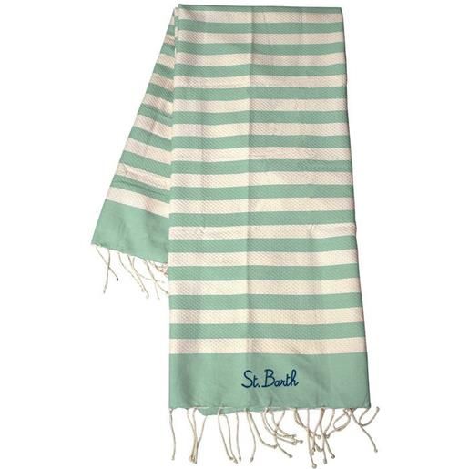 Mc2 saint barth telo mare tessuto a righe acqua