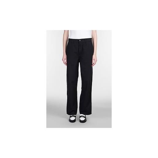 Carhartt Wip pantalone brandon single knee in cotone nero