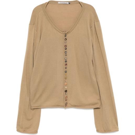 CHIAHUNG SU cardigan - toni neutri