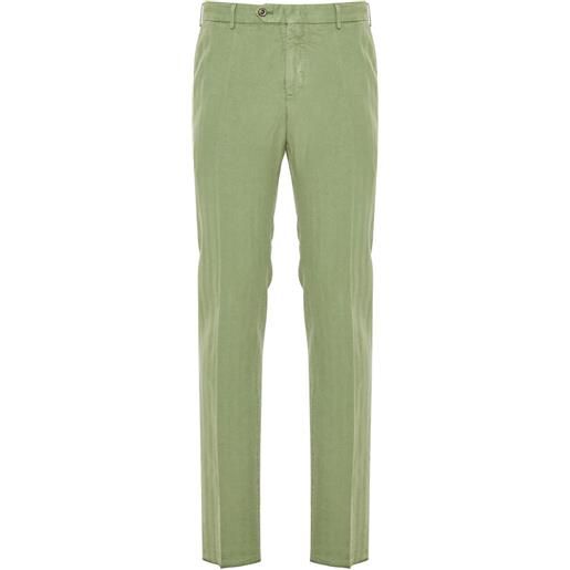 PT Torino pantaloni con piega - verde