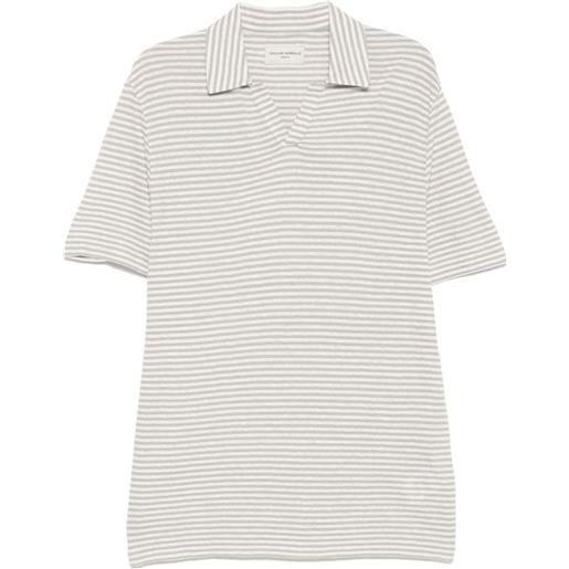 Officine Generale polo a maniche corte - grigio