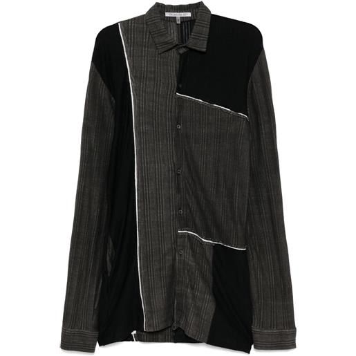 CHIAHUNG SU camicia a righe - verde