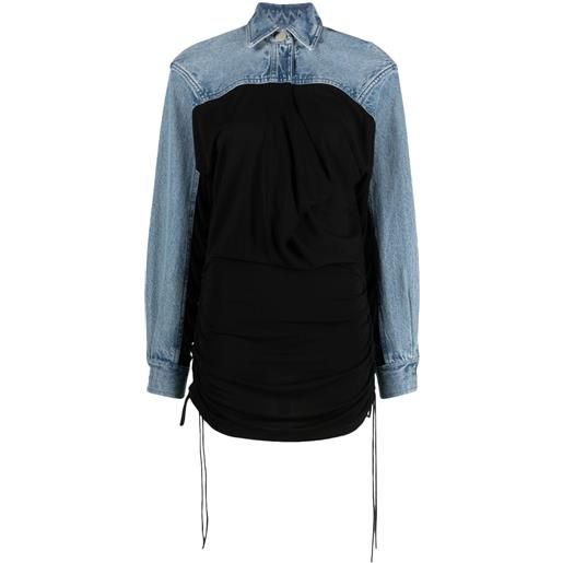 Christopher Esber polo sevilla denim - blu