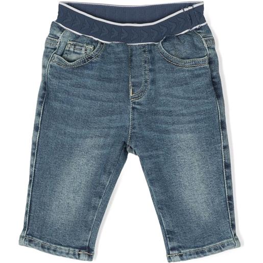 Emporio Armani Kids jeans affusolati a vita media - blu