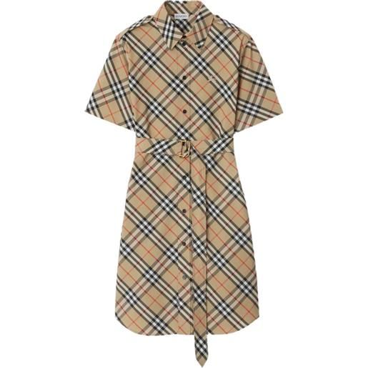 Burberry chemisier in cotone - toni neutri