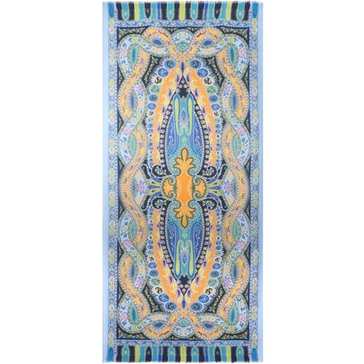 ETRO foulard con stampa paisley - blu