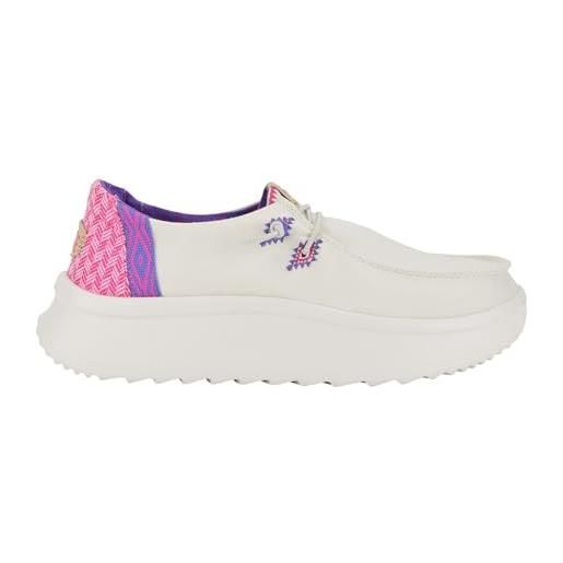 Hey Dude sneaker wendy peak donna, bianco/rosa. , 38 eu