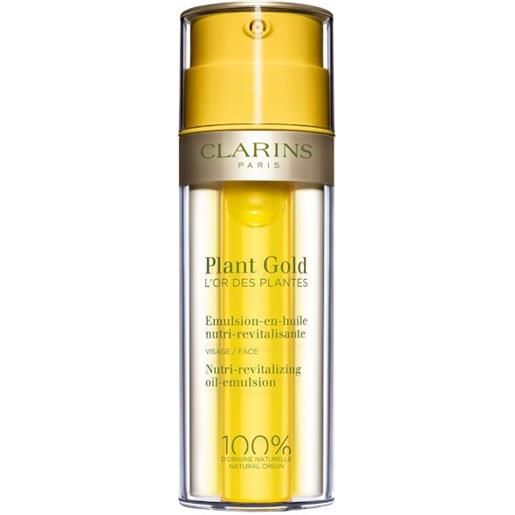 Clarins plant gold - olio nutriente rivitalizzante viso 35ml