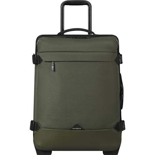 Borsone Trolley Con Ruote Medio 55 Cm - 50 Litri, Impermeabile, Manico Telescopico, Colore Verde, Ideale Per Viaggi E Vacanze - 2
