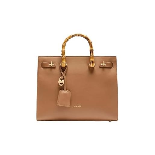 Liu Jo borsa donna melek tote l brown bs25lj114 aa5076 e0003 grande