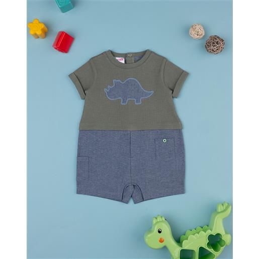 Prénatal tutina bimbo happy dino effetto doppio