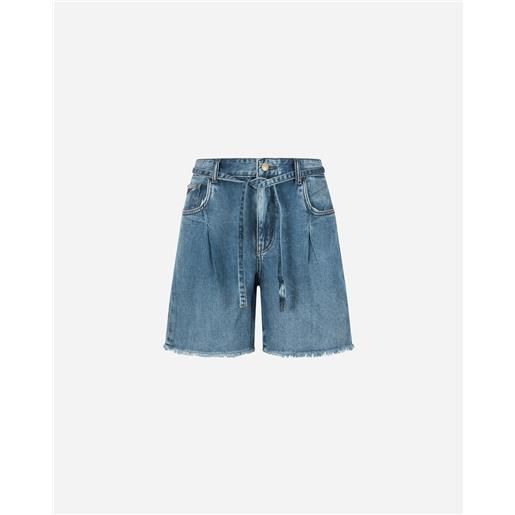 Yes zee basic w - pantaloncini - donna - denim