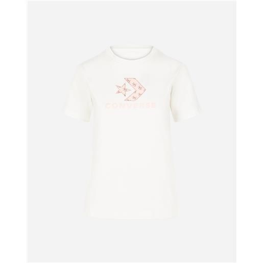 Converse star chevron w - t-shirt - donna - bianco