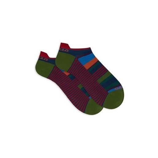 Gallo sneakers uomo azzurro righe multicolor e windsor