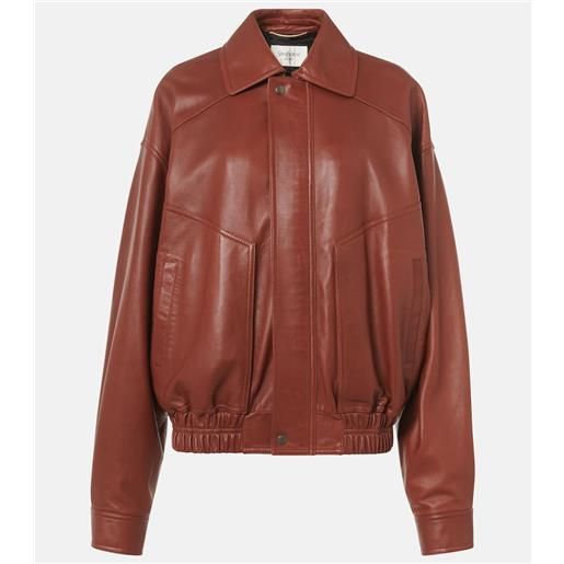 Saint Laurent bomber in pelle