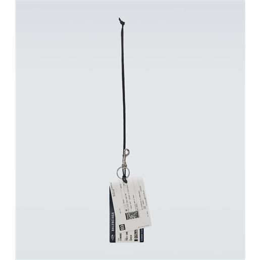 Balenciaga portachiavi train ticket