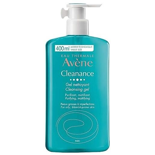 Avene 2 avene cleanance gel detergente 400ml deterge con delicatezza le impurezze della pelle. Viso e corpo