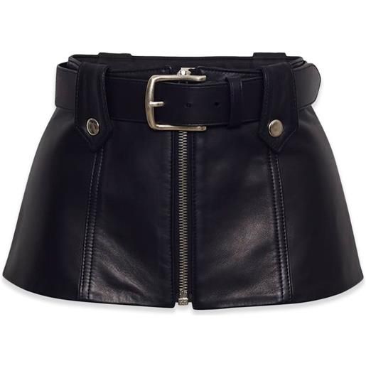 Adam Lippes gonna con cintura gael - nero