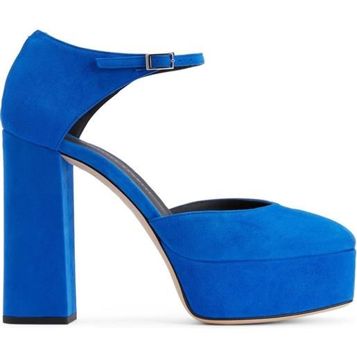 Giuseppe Zanotti pumps bebe con plateau 120mm - blu