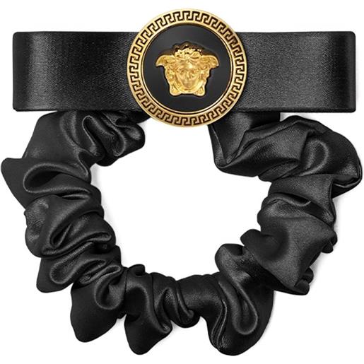 Versace elastico per capelli gianni ribbon - nero