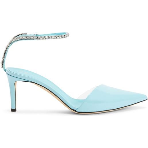 Giuseppe Zanotti pumps xenya crystal 70mm - blu