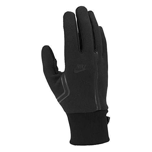 Nike tg tech fleece guanti da uomo black/black/black s