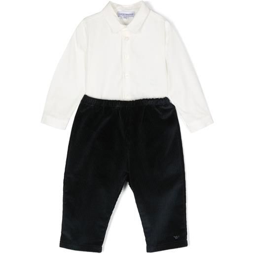 Emporio Armani Kids set neonato sartoriale - blu