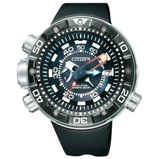 プロマスター citizen bn2024-05e - orologio, cinturino in gomma, colore: nero