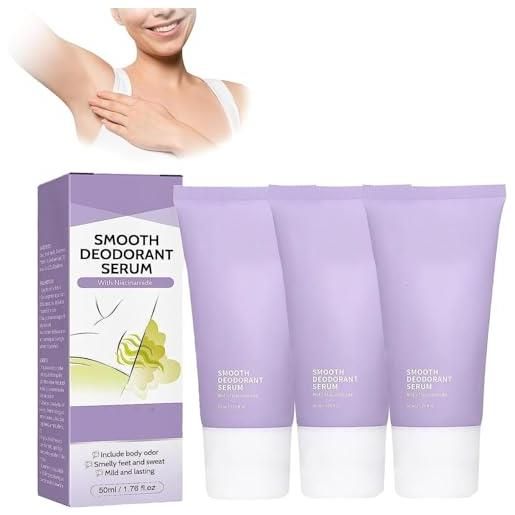 Hualabo underarm deodorant cream, underarm brightening deodorant cream, invisible cream tube deodorant, underarm sweat deodorant for man and woman, 50g. (3pcs)