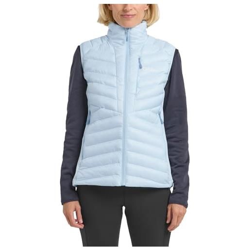 Jack Wolfskin routeburn pro ins vest w gilet, blu ghiaccio, s donna