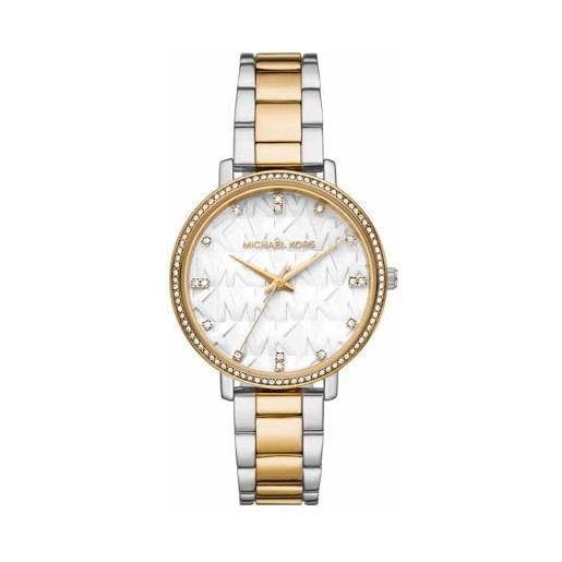 Michael Kors donna orologio pyper, movimento al quarzo a tre lancette con cinturino in acciaio inox o in lega