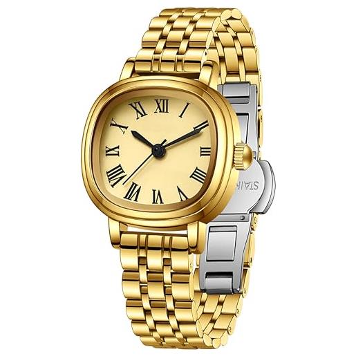 Orologio Donna Al Quarzo Con Cinturino Morbido In Silicone - Quadrante Rotondo Con Numeri Romani E Doppio Calendario - Regalo Per Studentesse - 4