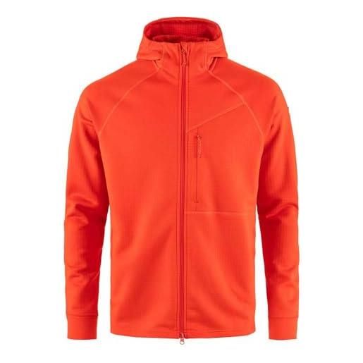 Fjällräven fjallraven 12600228-161 abisko grid fleece hoodie m maglia lunga uomo mustard yellow taglia xs