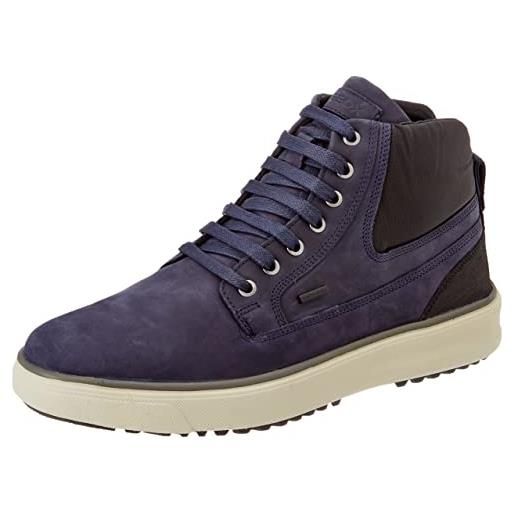 Geox u cervino b abx b, stivaletti uomo, blu (navy), 41 eu