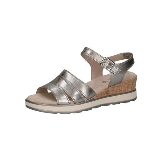 CAPRICE damen 9-27206-44, mocassino donna, stone metallic, 42 eu