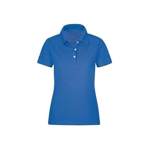 Trigema 527603 polo, corallo, m donna