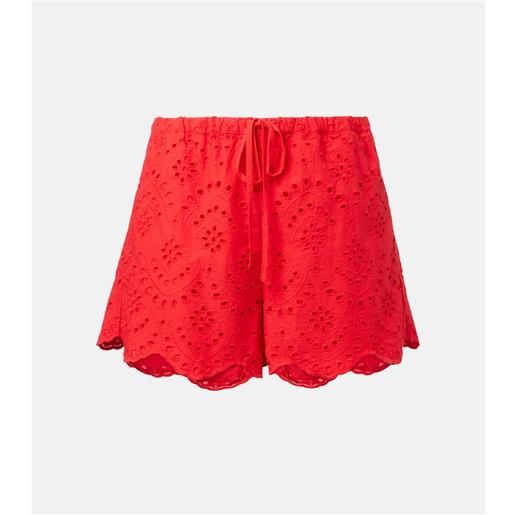 Poupette St Barth shorts in cotone sangallo