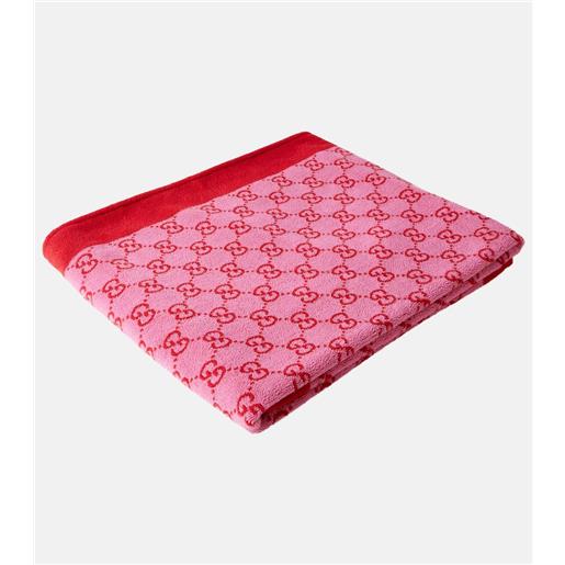 Gucci telo mare in spugna di cotone gg