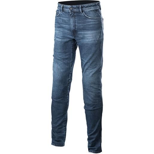 Alpinestars jeans uomo argon slim fit - 7310 medium blue