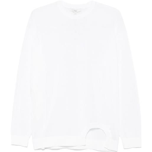 Tibi maglione con cut-out - bianco