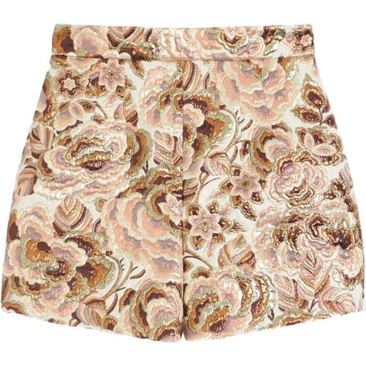 Valentino Garavani shorts apres l'hiver in lurex - toni neutri