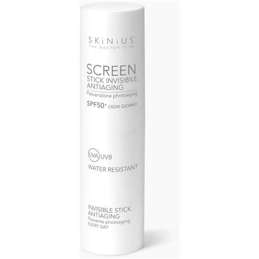 Skinius screen stick invisibile antiaging spf50+ 10 g